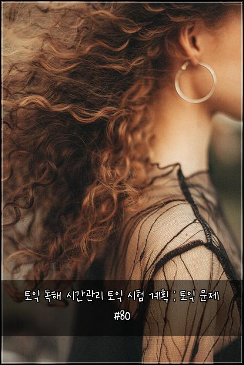 토익 독해 시간관리 토익 시험 계획 : 토익 문제 #80