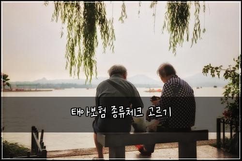 ํ์๋ณดํ ์ข
๋ฅ์ฒดํฌ ๊ณ ๋ฅด๊ธฐ