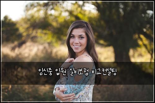 임신중 입원 실비보험 비교컨설팅 