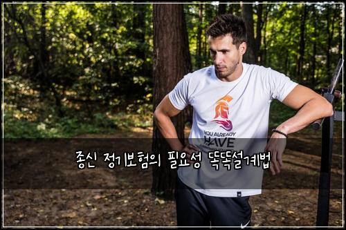 종신 정기보험의 필요성 똑똑설계법