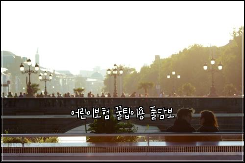 어린이보험 꿀팁이용  풀담보