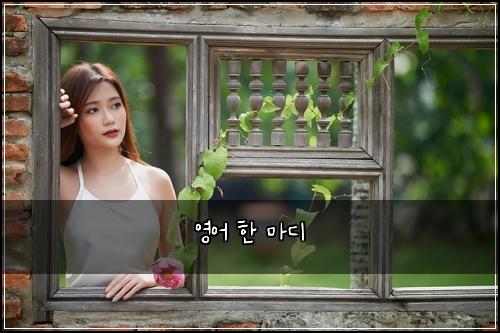 영어 한 마디