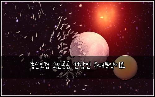 종신보험 고민곰곰  건강인 우대특약이요