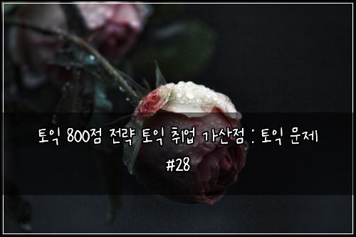 ํ ์ต 800์ ์ ๋ต ํ ์ต ์ทจ์
๊ฐ์ฐ์ : ํ ์ต ๋ฌธ์ #28