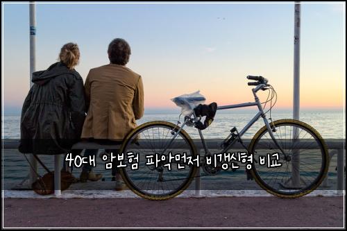 40대 암보험 파악먼저  비갱신형 비교