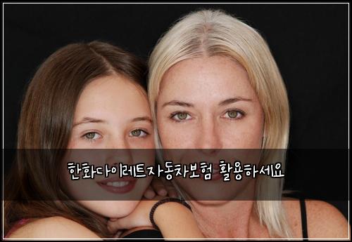 한화다이레트자동차보험 활용하세요 