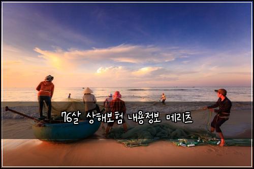 76살 상해보험 내용정보  메리츠