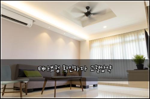 태아보험 확인하자  고혈압약