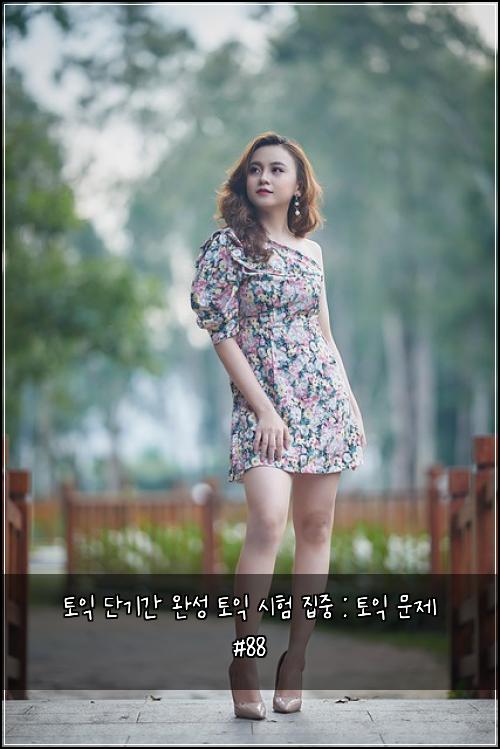 토익 단기간 완성 토익 시험 집중 : 토익 문제 #88