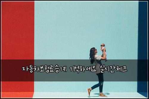 ์๋์ฐจ๋ณดํ๋ฃ์น๊ณ ๊ธฐ์ตํ์ธ์ ์ค์๊ฐ์ฒดํฌ