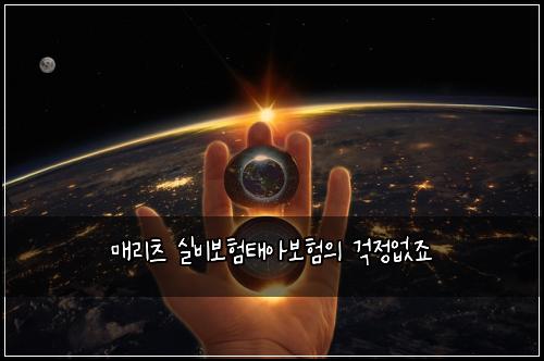 매리츠 실비보험태아보험의 걱정없죠