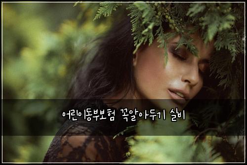 어린이동부보험 꼭알아두기  실비