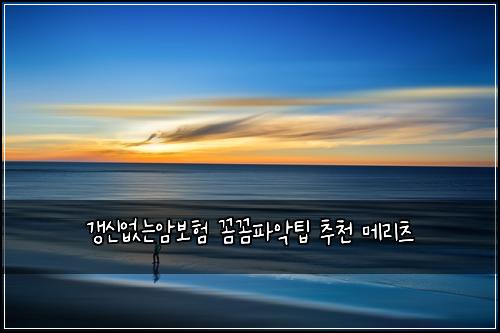 ๊ฐฑ์ ์๋์๋ณดํ ๊ผผ๊ผผํ์
ํ ์ถ์ฒ ๋ฉ๋ฆฌ์ธ
