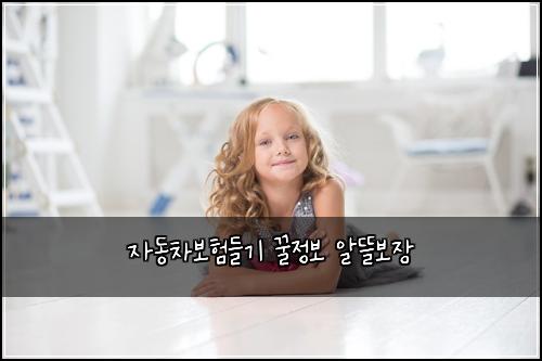 자동차보험들기 꿀정보 알뜰보장