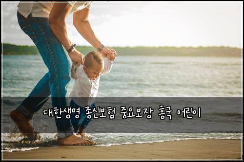 ๋ํ์๋ช
์ข
์ ๋ณดํ ์ค์๋ณด์ฅ ํฅ๊ตญ ์ด๋ฆฐ์ด