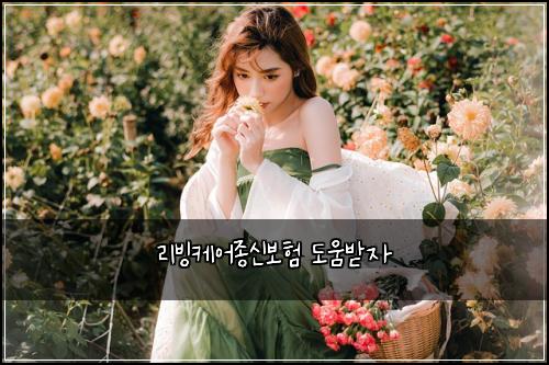 리빙케어종신보험 도움받자  