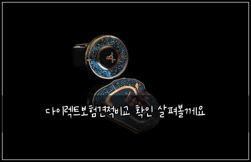 다이렉트보험견적비교 확인 살펴볼께요