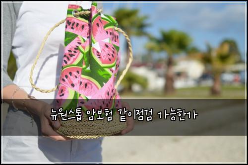 뉴원스톱 암보험 같이점검  가능한가