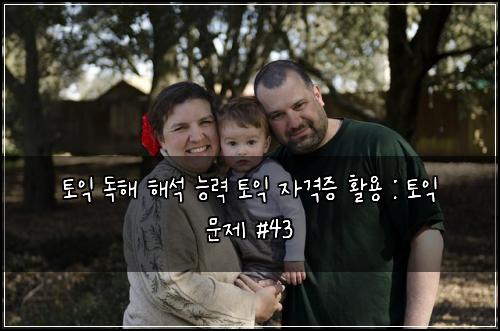 토익 독해 해석 능력 토익 자격증 활용 : 토익 문제 #43