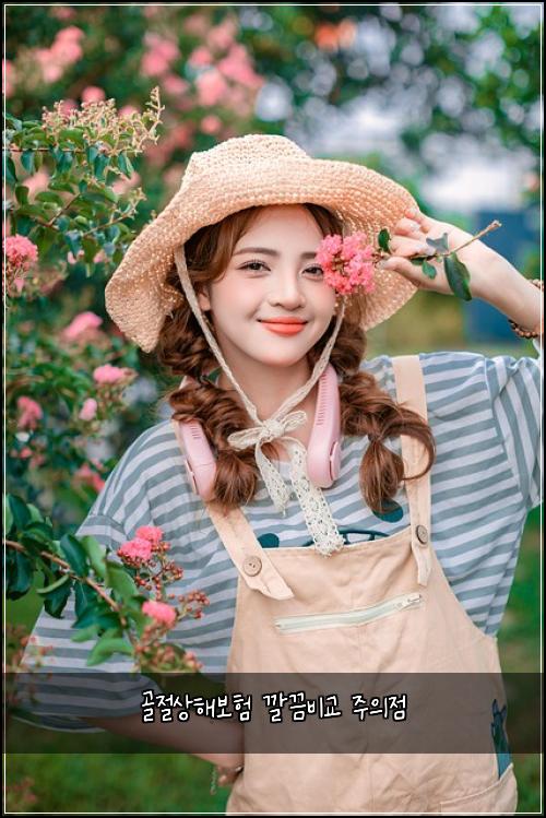 골절상해보험 깔끔비교  주의점