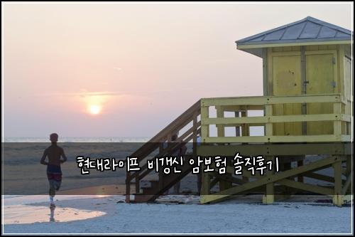 현대라이프 비갱신 암보험 솔직후기