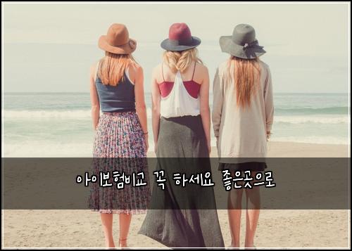 아이보험비교 꼭 하세요 좋은곳으로