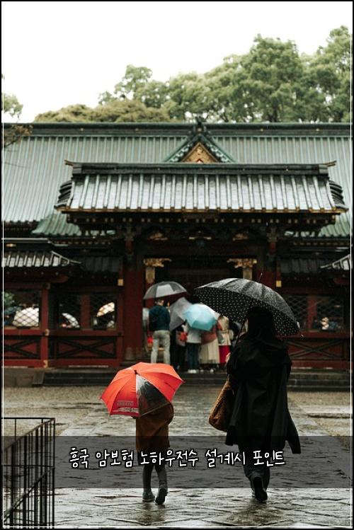 흥국 암보험 노하우전수  설계시 포인트
