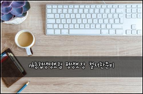 nh농협생명보험 평생보장  철저한준비