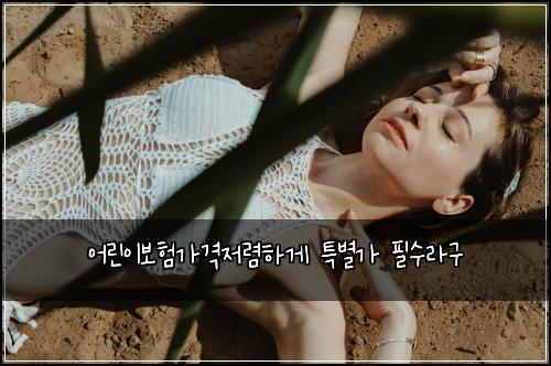 ์ด๋ฆฐ์ด๋ณดํ๊ฐ๊ฒฉ์ ๋ ดํ๊ฒ ํน๋ณ๊ฐ ํ์๋ผ๊ตฌ
