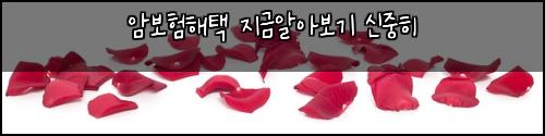 암보험해택 지금알아보기 신중히