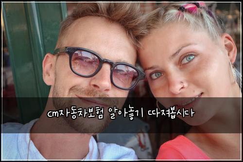 cm자동차보험 알아놓기  따져봅시다