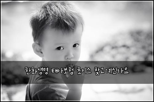한화생명 태아보험 초이스  찾고계신가요