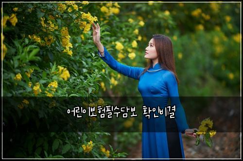 ์ด๋ฆฐ์ด๋ณดํํ์๋ด๋ณด ํ์ธ๋น๊ฒฐ