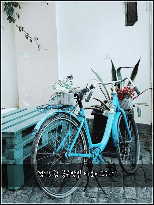 정기보험 공유방법  바로비교하기