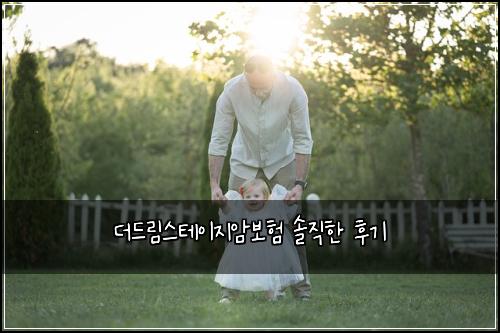 더드림스테이지암보험 솔직한 후기