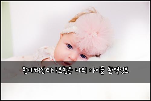 현대해상태아보험은 나의 아이들 완벽정보