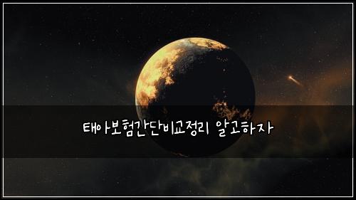 태아보험간단비교정리 알고하자