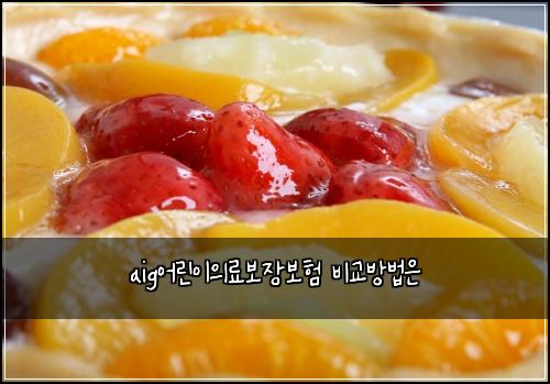 aig์ด๋ฆฐ์ด์๋ฃ๋ณด์ฅ๋ณดํ ๋น๊ต๋ฐฉ๋ฒ์