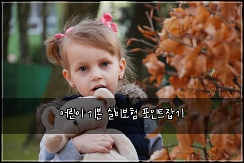 어린이 기본 실비보험 포인트잡기 