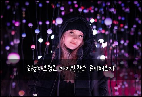 화물차보험료 마지막찬스 준비해보자