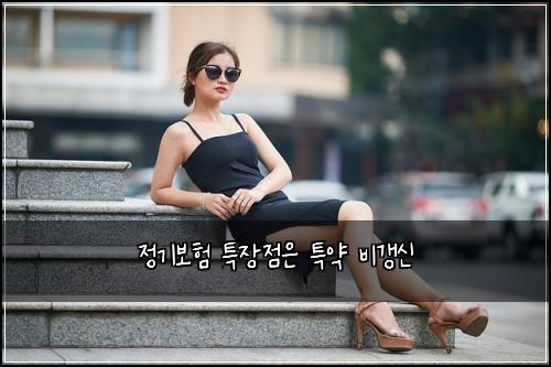 정기보험 특장점은  특약 비갱신