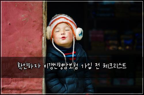확인하자 비갱신형암보험 가입 전 체크리스트