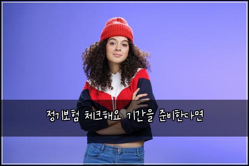 정기보험 체크해요  기간을 준비한다면