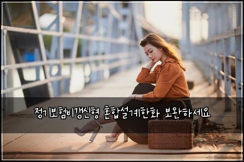 ์ ๊ธฐ๋ณดํ๋น๊ฐฑ์ ํ ํผํฉ์ค๊ณํํ ๋ณด์ํ์ธ์