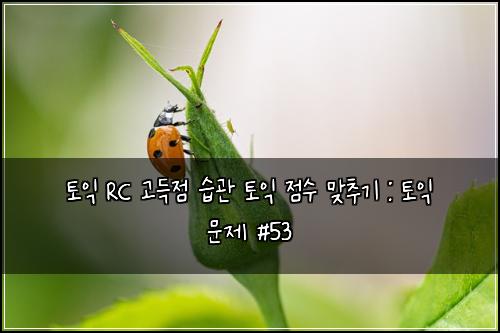 ํ ์ต RC ๊ณ ๋์ ์ต๊ด ํ ์ต ์ ์ ๋ง์ถ๊ธฐ : ํ ์ต ๋ฌธ์ #53