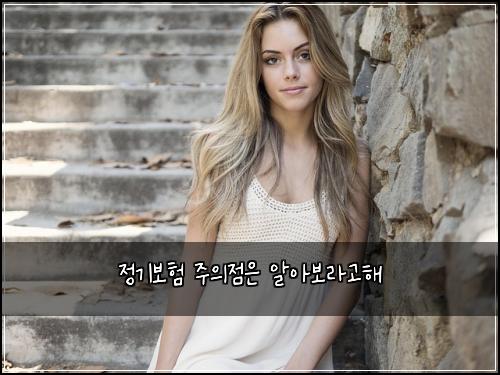 정기보험 주의점은  알아보라고해