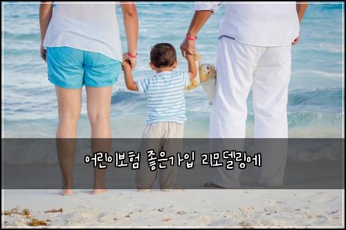 어린이보험 좋은가입  리모델링에