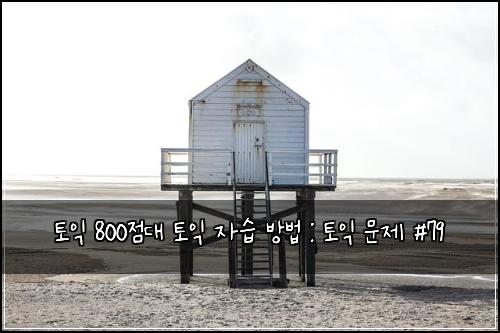 토익 800점대 토익 자습 방법 : 토익 문제 #79