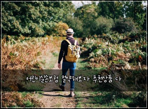 ์ด๋ฆฐ์ด์ค์๋ณดํ ์ ์ฝํด๋ณด์ ์ถ์ฒ์ํ ๋ค