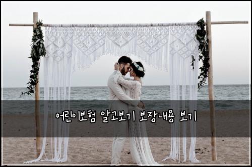 어린이보험 알고보기  보장내용 보기